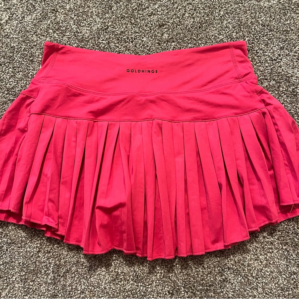 Gold Hinge Tennis Skirt